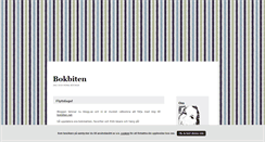Desktop Screenshot of bokbiten.blogg.se