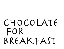 Tablet Screenshot of chocolateforbreakfast.blogg.se