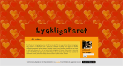 Desktop Screenshot of lyckligaparet.blogg.se