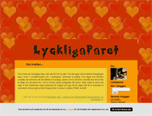 Tablet Screenshot of lyckligaparet.blogg.se