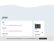 Tablet Screenshot of johan.blogg.se