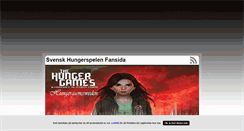 Desktop Screenshot of hungergamesweden.blogg.se