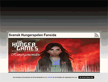 Tablet Screenshot of hungergamesweden.blogg.se