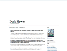 Tablet Screenshot of duckflower.blogg.se