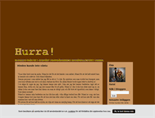 Tablet Screenshot of hurra.blogg.se