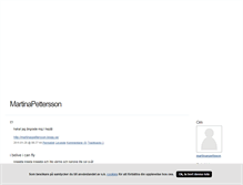 Tablet Screenshot of martinanpettsson.blogg.se