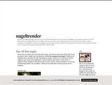 Tablet Screenshot of nageltrender.blogg.se