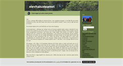 Desktop Screenshot of elevhalsoteamet.blogg.se