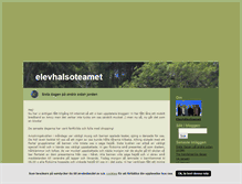 Tablet Screenshot of elevhalsoteamet.blogg.se