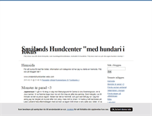 Tablet Screenshot of hundjobb.blogg.se