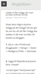 Mobile Screenshot of blogghjalparn.blogg.se