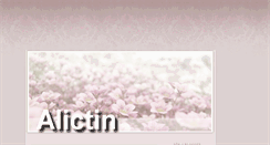 Desktop Screenshot of alictin.blogg.se