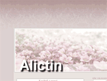 Tablet Screenshot of alictin.blogg.se