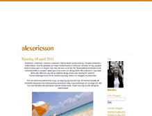 Tablet Screenshot of alexericsson.blogg.se