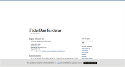 Desktop Screenshot of faderdan.blogg.se