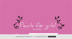 Desktop Screenshot of pearlsforgirls.blogg.se