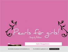 Tablet Screenshot of pearlsforgirls.blogg.se