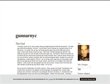 Tablet Screenshot of gunnarnyc.blogg.se