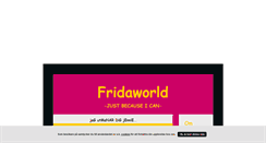 Desktop Screenshot of fridaworld.blogg.se