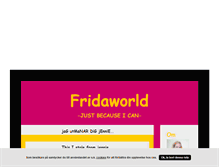Tablet Screenshot of fridaworld.blogg.se