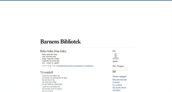 Desktop Screenshot of barnsang.blogg.se