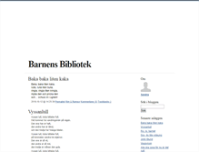 Tablet Screenshot of barnsang.blogg.se