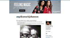 Desktop Screenshot of angelicamariejohansson.blogg.se