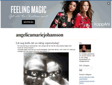 Tablet Screenshot of angelicamariejohansson.blogg.se