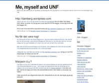 Tablet Screenshot of damberg.blogg.se