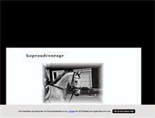 Tablet Screenshot of hopeandcourage.blogg.se
