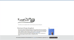 Desktop Screenshot of kreatirum.blogg.se