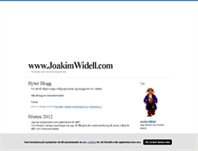 Tablet Screenshot of joakimwidell.blogg.se