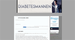 Desktop Screenshot of diabetesmannen.blogg.se