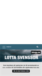 Mobile Screenshot of lottasvenssons.blogg.se
