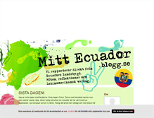 Tablet Screenshot of mittecuador.blogg.se