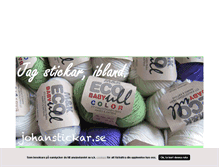 Tablet Screenshot of johanstickar.blogg.se