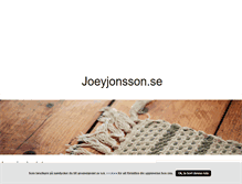 Tablet Screenshot of joeyjonsson.blogg.se