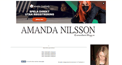Desktop Screenshot of amandanii.blogg.se