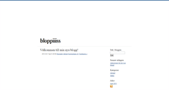 Desktop Screenshot of bloppiiiss.blogg.se