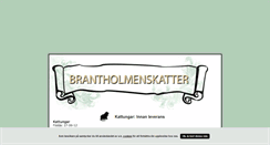 Desktop Screenshot of brantholmenskatter.blogg.se