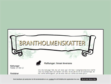 Tablet Screenshot of brantholmenskatter.blogg.se
