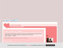 Tablet Screenshot of misslindas.blogg.se