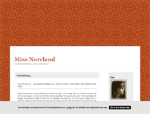 Tablet Screenshot of missnorrland.blogg.se