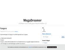 Tablet Screenshot of megadreamer.blogg.se