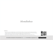 Tablet Screenshot of blondibea.blogg.se