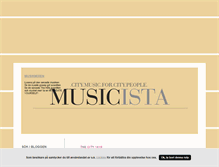Tablet Screenshot of musikmixen.blogg.se