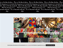 Tablet Screenshot of mysanrock.blogg.se