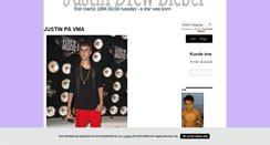 Desktop Screenshot of justinbiebersfever.blogg.se