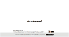 Desktop Screenshot of hannimammi.blogg.se