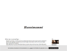 Tablet Screenshot of hannimammi.blogg.se